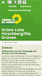 Mobile Screenshot of gruene-hirschberg.de